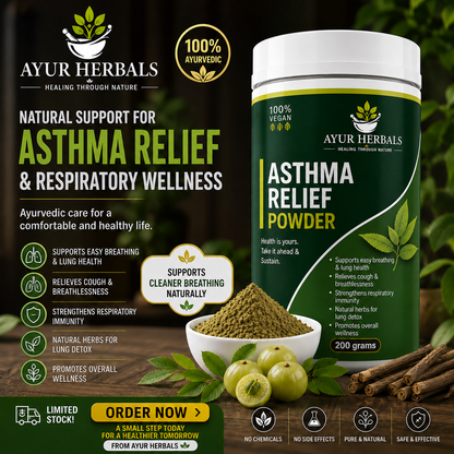 Asthma Relief Pro Powder – Ayurvedic Herbal Wellness Formula