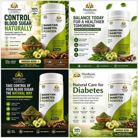 Ayur Herbals DIABETES BLOOD SUGAR POWDER - 15DAYS CHALLENGE